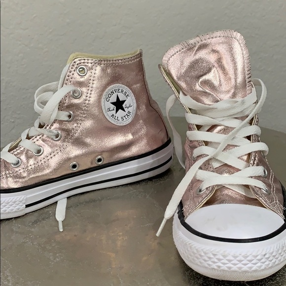 metallic converse kids